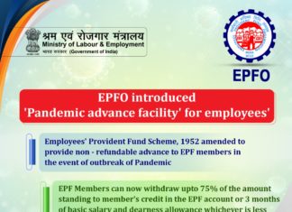 Advance PF Claim For Outbreak of Pandemic (COVID-19)