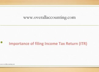 Importance of filing Income Tax Return (ITR)