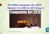 The Indian Companies Act, 2013 (Section 1 to 148) For IPCC Group 1