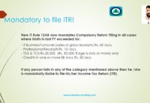 Mandatory to file ITR!
